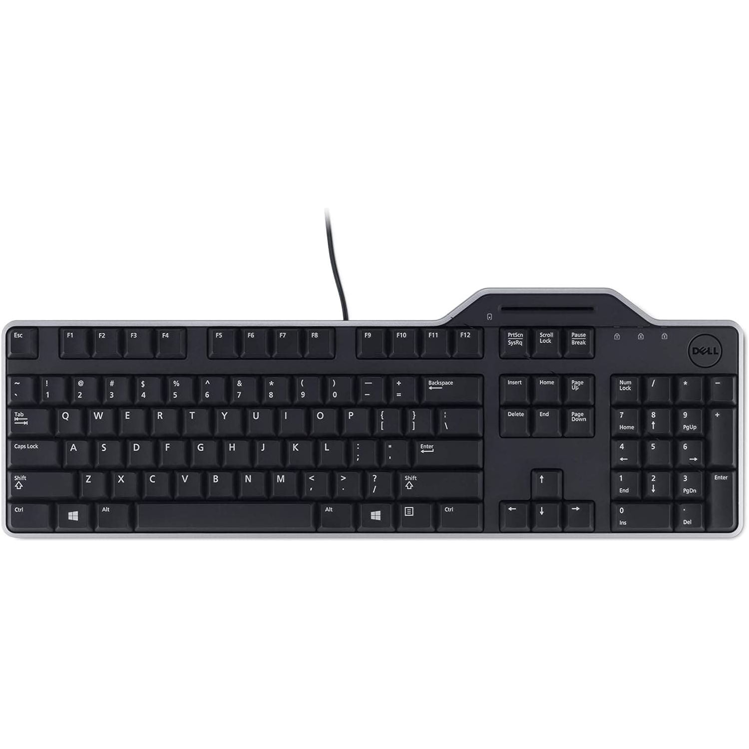 Buy Dell,Dell KB-813 Black USB Keyboard with Smartcard Reader - Gadcet UK | UK | London | Scotland | Wales| Near Me | Cheap | Pay In 3 | Keyboards